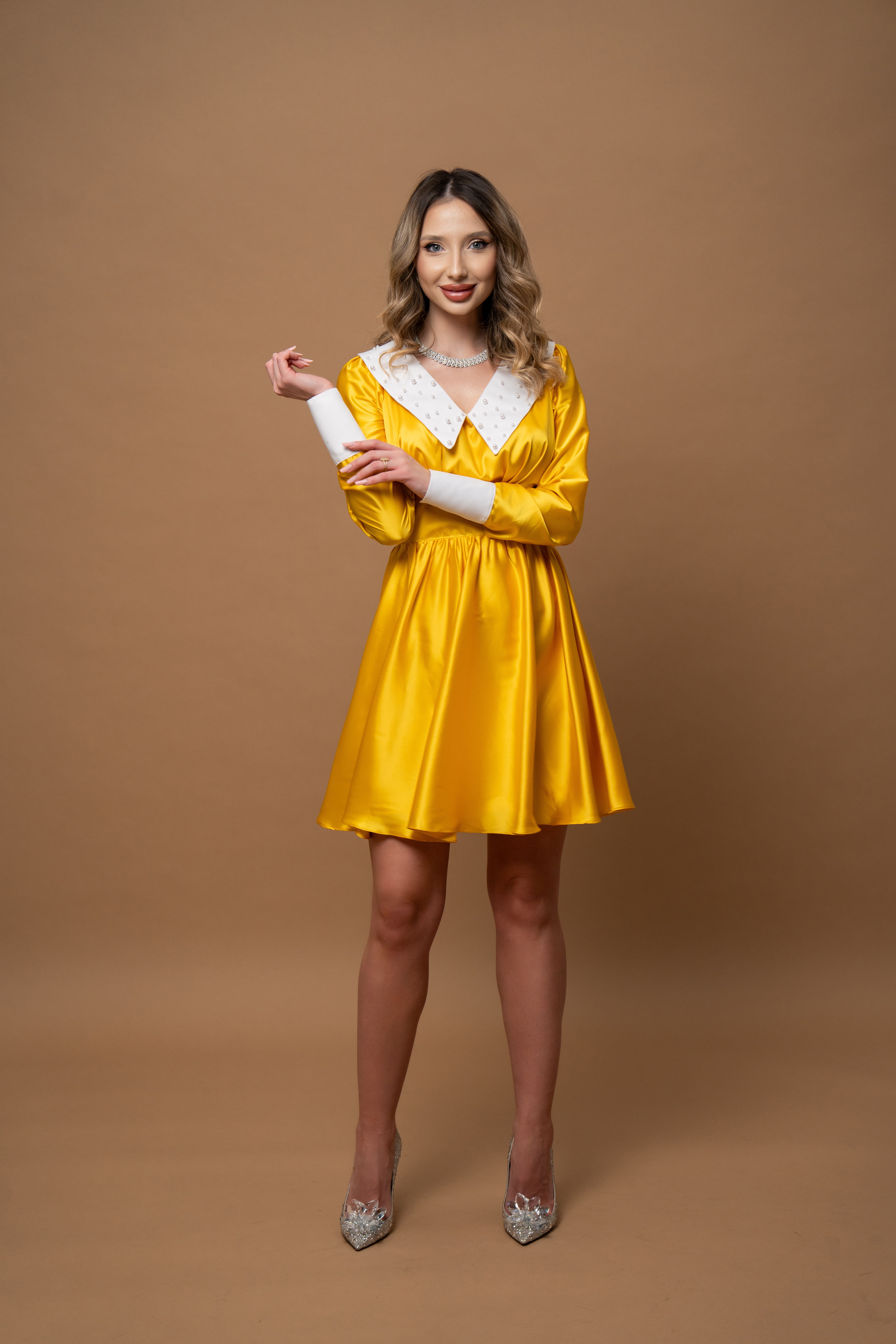 Rochie Crystal Yellow
